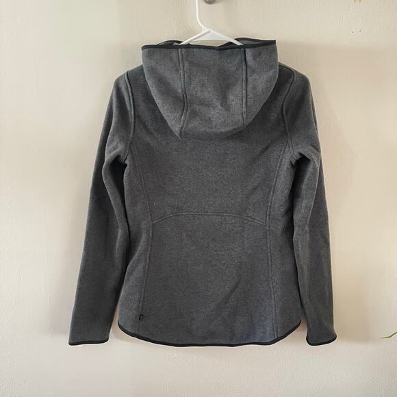 lululemon Fleece & Thank You Womens 6 Grey Black Pullover Athleisure Workout - Picture 2 of 10